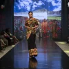 Black Floral Aari Jaal Embroidered Kashmiri Saree