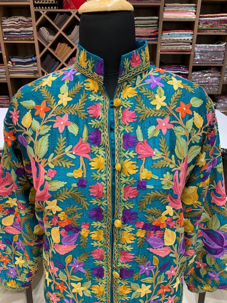 Embroidered Silk Jackets | estudioespositoymiguel.com.ar