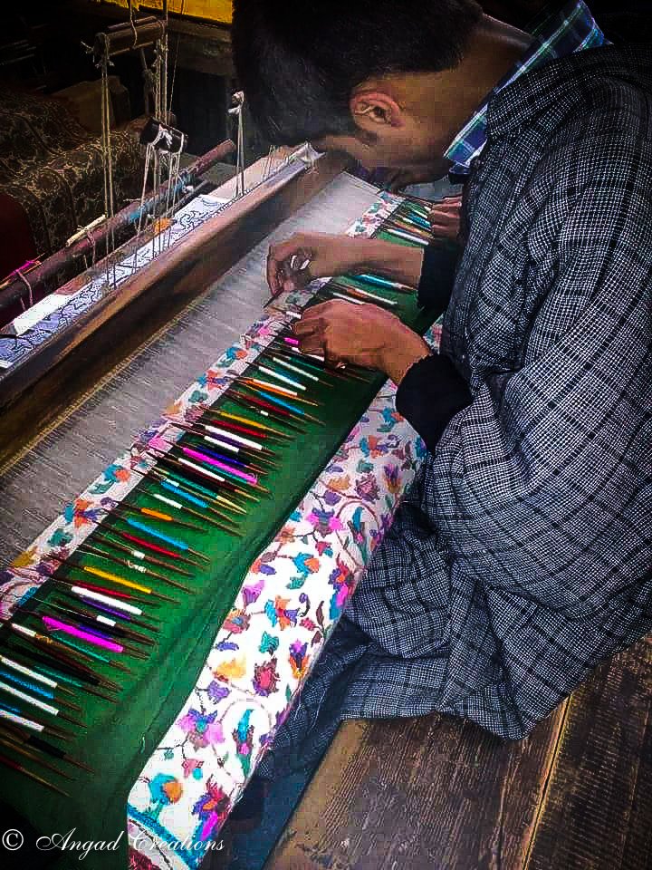Kani Shawl in Weaving Angad Creations