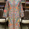 Sky Blue Pure Silk Coat