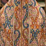 Heart Paisley Pattern Papier Mache Hand Embroidered Pure Pashmina Shawl