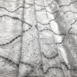 Kashmiri Self Jamawar Paisley Embroidery Running Fabric