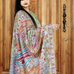 Tootoo Design Pure Pashmina Jamawar Shawl with Papier Mache Hand Embroidery