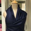 Navy Blue Plain Pure Pashmina Shawl & Stole