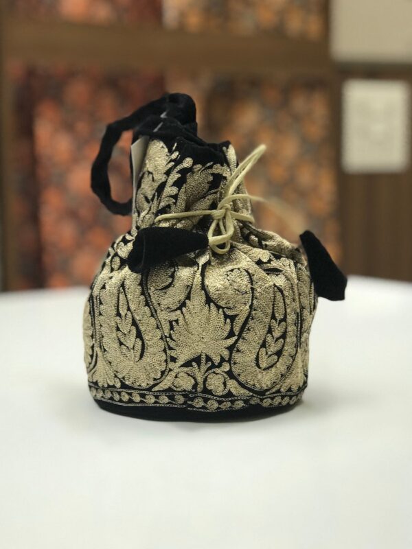 Velvet Potli BagVelvet Potli Bag Angad Creations