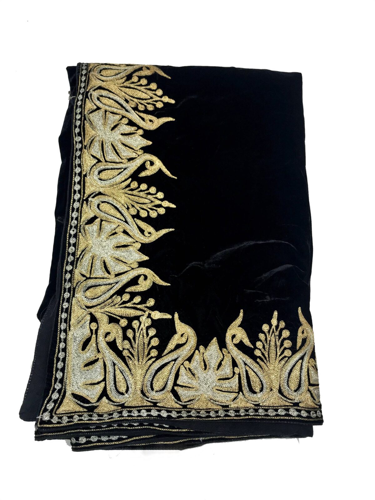 Black Velvet Cape Orni Bara Chinaar Design 2