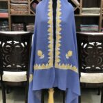 Pure Merino Wool Shawl With Tilla Hand Embroidery