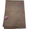 natural grey Plain Pure Pashmina Stole
