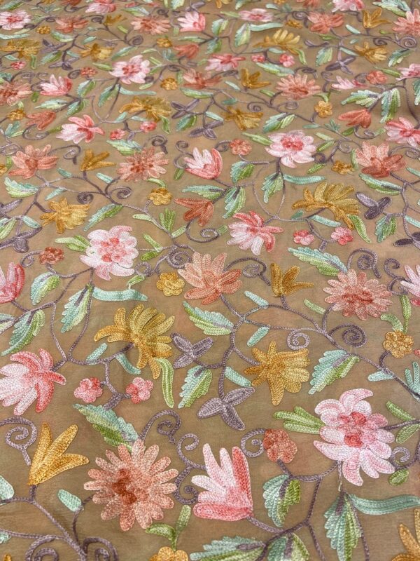Kashmiri floral jaal Running Length