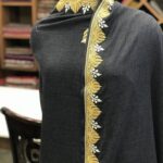 Pure Merino Wool Shawl With Tilla Hand Embroidery