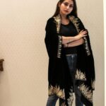 Black Velvet Cape Orni Bara Chinaar Design