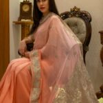 Ombre Kashmiri Tilla Embroidered Saree