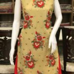 Georgette Shirt Dress & Skirt featuring Thread and Mirror Embroidery Work,