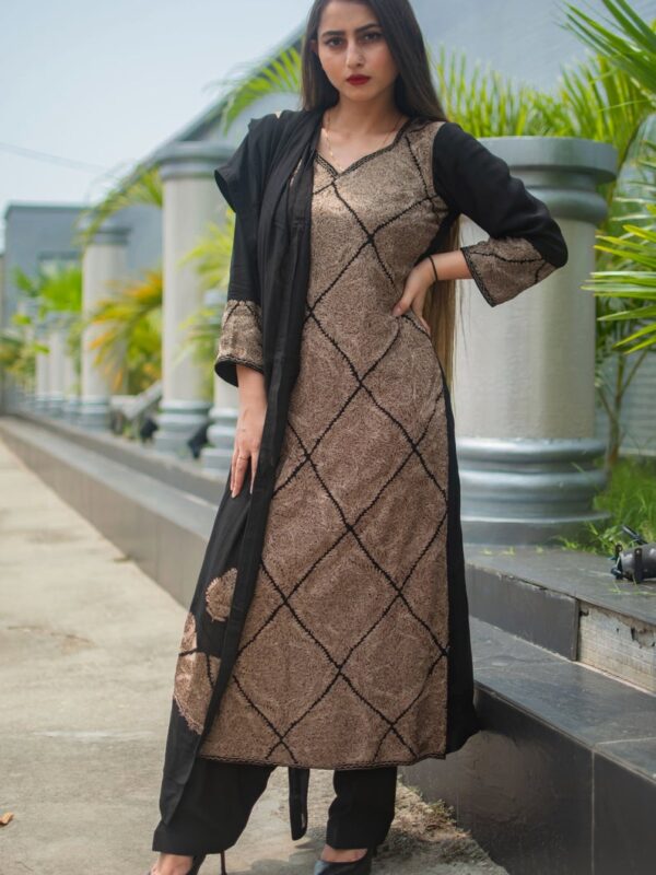 Silk Thread Work Burfi Design Salwar Suit