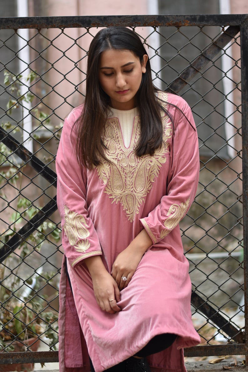 Kashmiri work kurtis shop
