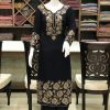 Hand Swarovski and Silk Thread Work Salwar Suit