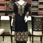 Hand Swarovski and Silk Thread Work Salwar Suit
