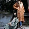 Red Pure Wool Kashmiri Phiran with Jaal Paisley Embroidery front