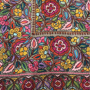Kashmiri Papier Mache Hand Embroidered Shawl Review Angad Creations