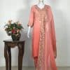Peach Pink Ombre Shalwar Suit with Tilla Work