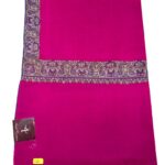 Pink Pure Pashmina Shawl with Neem Daur Sozni Hand Embroidery