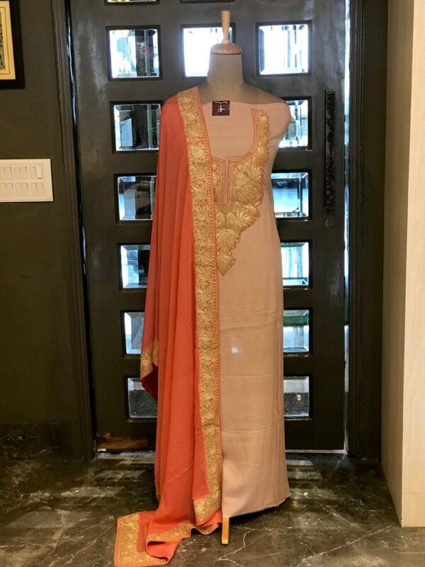 Tilla Border and Neck Salwar Suit Front