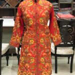 Red Kashmiri Jacket With Floral Kashmiri Aari  Jaal Embroidery