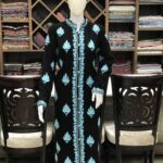 Woollen Coat With Chinar Boteh Embroidered