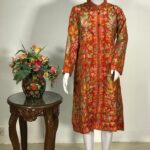 Maroon Kashmiri Jacket With Chinar Jaal Embroidery