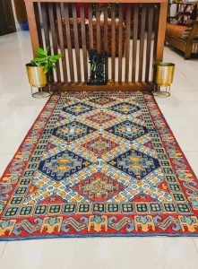 Warm Kashmiri Rug to cozy up your ambience