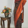 Black Modal Silk Kani Saree with Zari Pallu Design