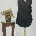 Zari Reversible Black Pure Pashmina Stole