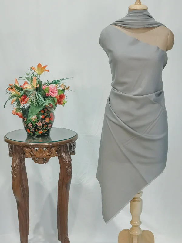 Grey Pure Pashmina Shawl