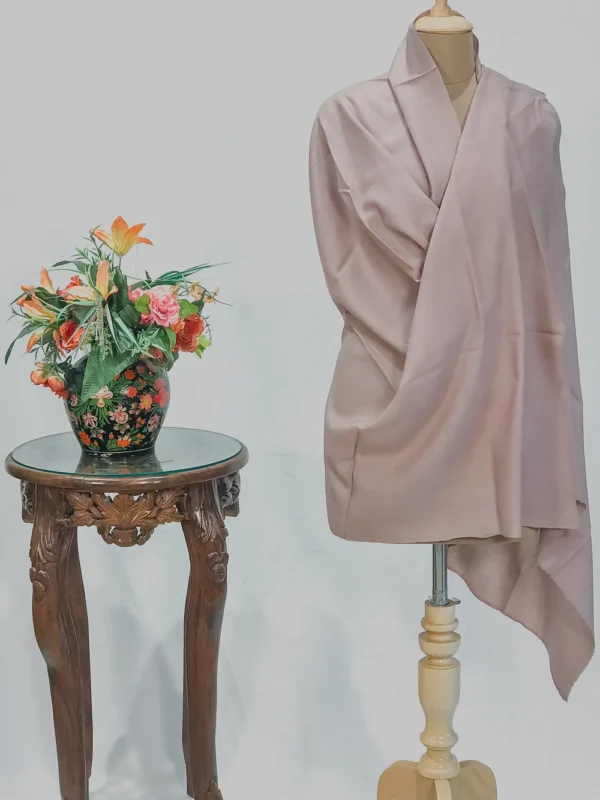 Powder Pink Pure Pashmina Shawl