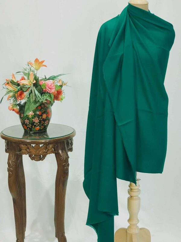 Pine Green Pure Pashmina Shawl