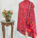 Red Kani Pure Pashmina Shawl