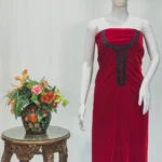 Velvet Tunic with Aari and Kardana Work