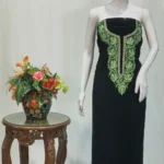 Black Velvet Tunic with Aari and Tilla Work