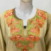 Camel Color Kashmiri embroidered phiran front