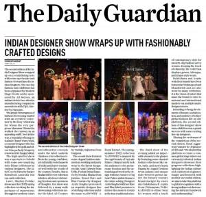The Daily Guardian Angad Creations Fashion Show