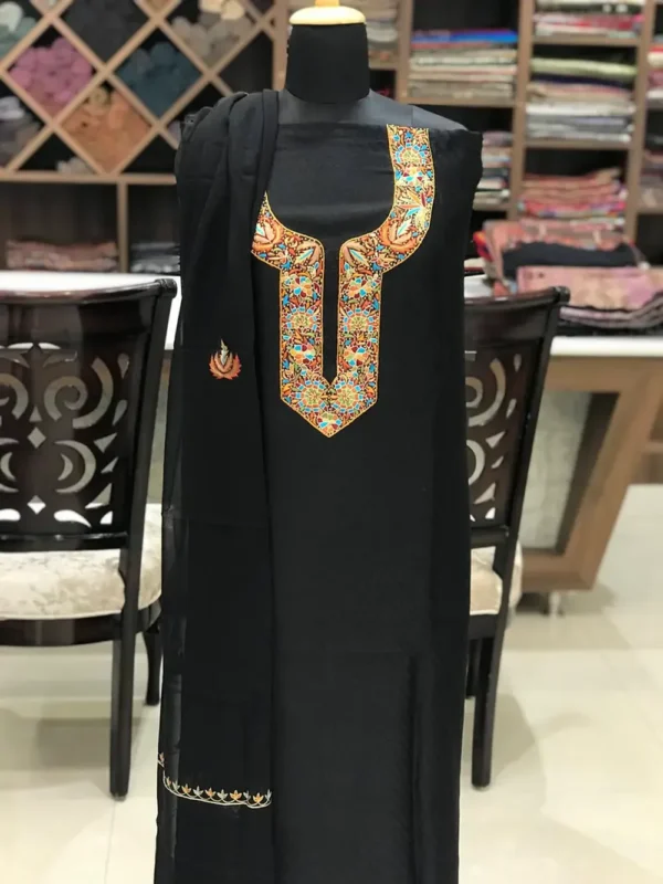 Thread Hand Embroidered Kashmir Woman Suit