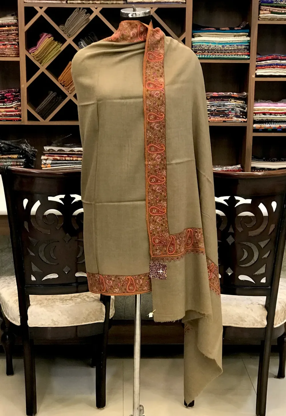 Garam shop shawl design