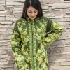 Green Kashmiri Aari Embroidered Long Coat front
