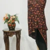 Black Sozni Jaal Hand Embroidered Pure Wool Shawl