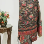 Grey Modal Silk Kani Weave Dupatta