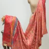 Pink Modal Silk Kani Weave Dupatta