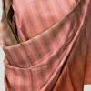 Grey, Pink and Rust Ombre Pure Pashmina Scarf front