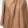 Brown and Beige Space Dye Pure Pashmina Stole front