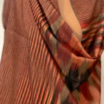 Maroon Space Dye Pure Pashmina Stole front