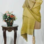 Zari Reversible Moss Green Pure Pashmina Stole